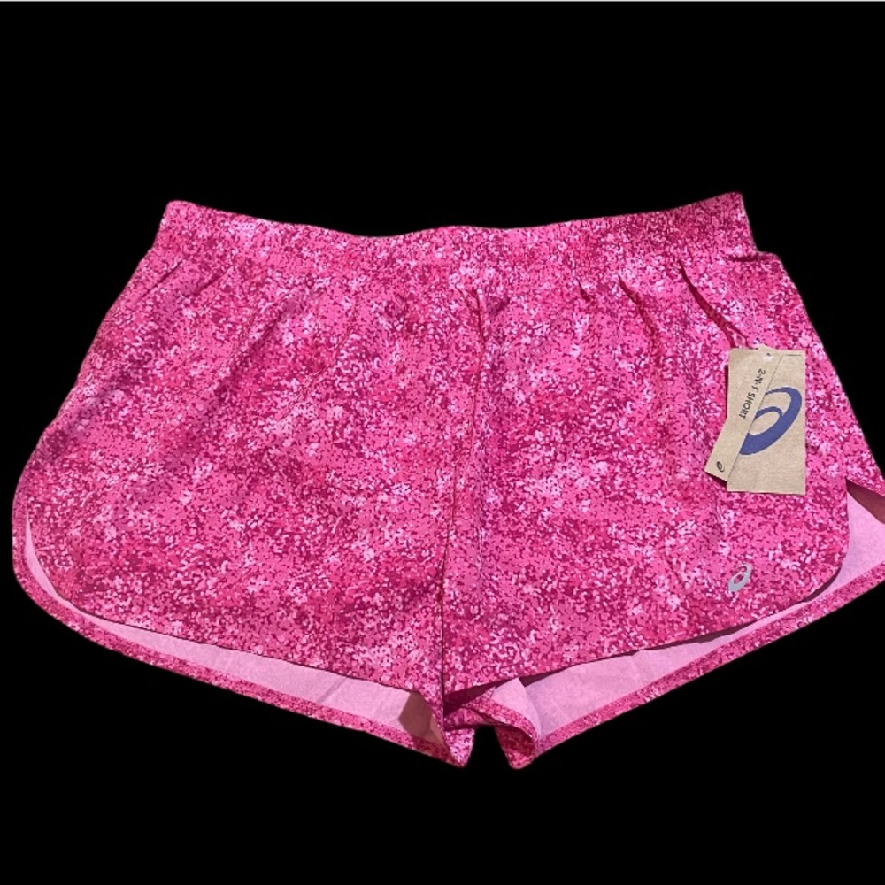NWT, Asics 2-in-1 running shorts